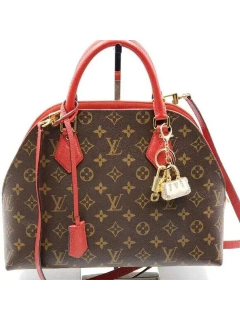 Louis Vuitton Gold Lock & Key 🔑 Authentic LV Unbranded Bag Keychain Charm - Picture 10 of 10